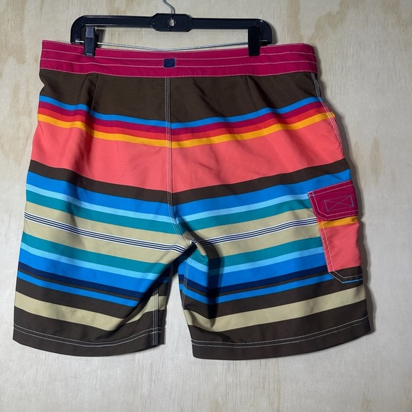 Sperry Top-Sider Santa Monica Stripe Board Shorts Size 36 - Picture 5 of 8